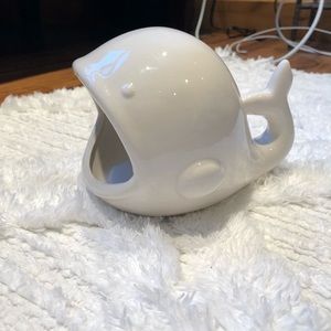 Whale soap holder